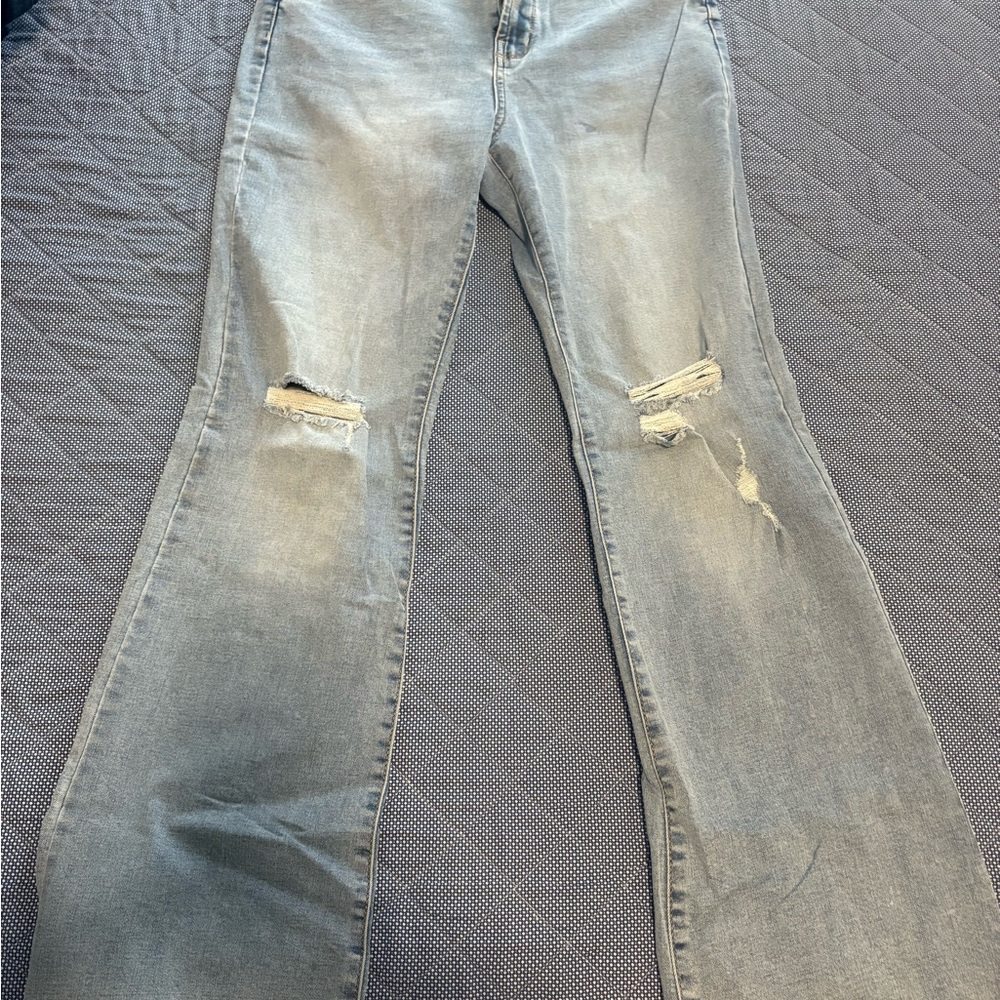 RACHEL Rachel Roy Gray Straight Leg Jeans